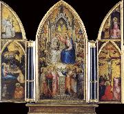 GIUSTO de  Menabuoi, The Coronation of the Virgin among saints and Angels